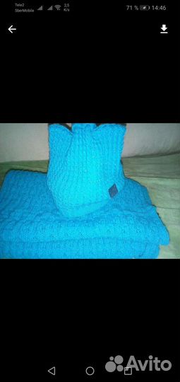 Комплект шапка и шарф