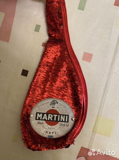 Чехол на бутылку Martini с пайетками