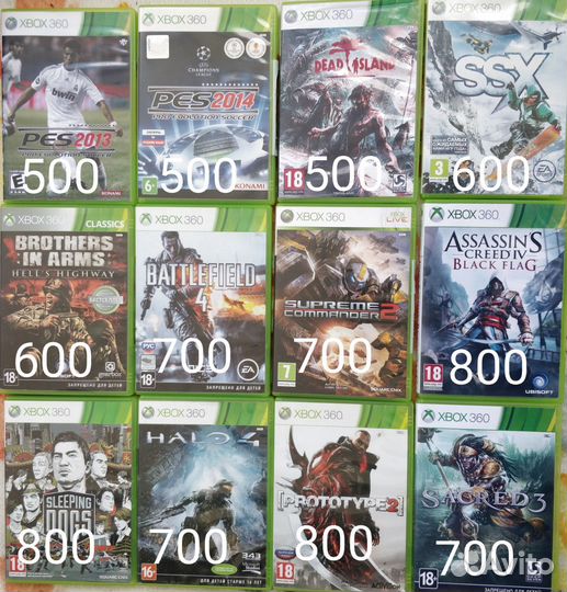Игры для приставки xbox 360