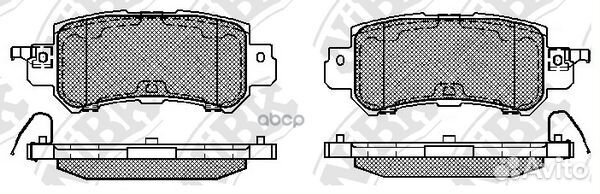 Колодки тормозные mazda CX-5 11- задн. PN25001