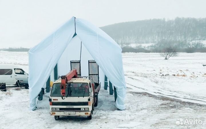 Пневмокаркасное укрытие. Быстровозводимый бокс
