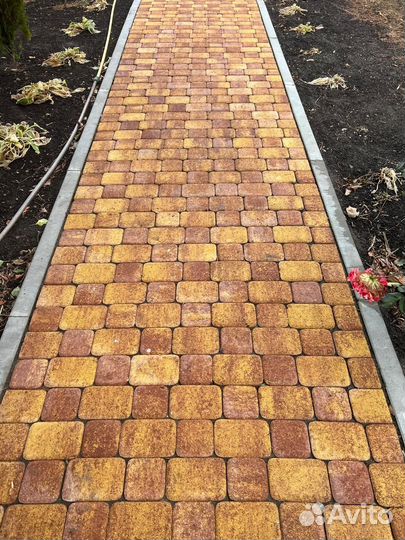 Брусчатка тротуарная плитка в Глазуновке