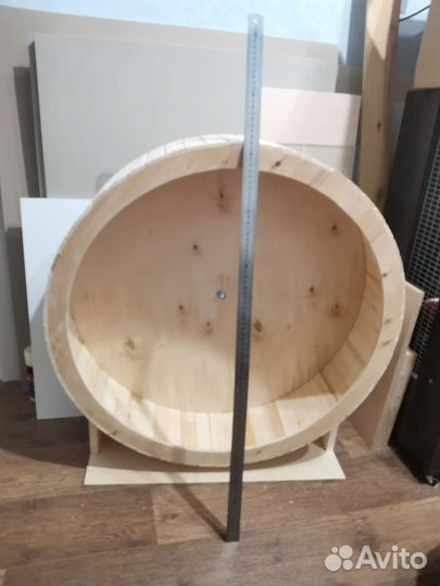 Беговое колесо для грызунов /кошек на подставке