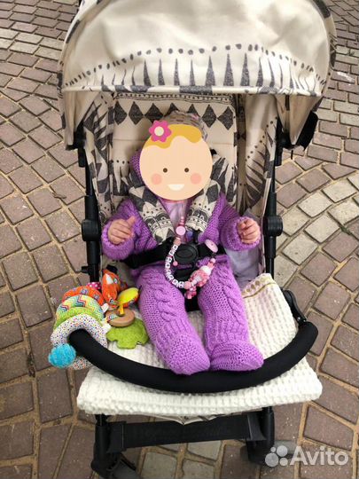 Коляска-трость elodie details stockholm 3.0 graphi