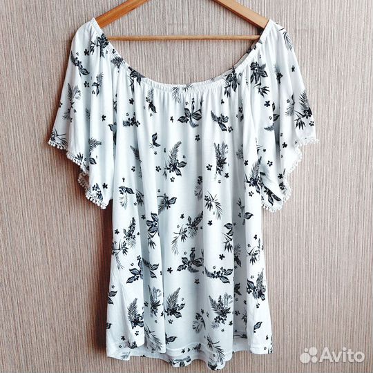 Блузка туника 56 58 вискоза Германия