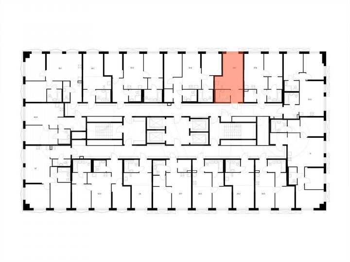 Квартира-студия, 24,1 м², 9/31 эт.