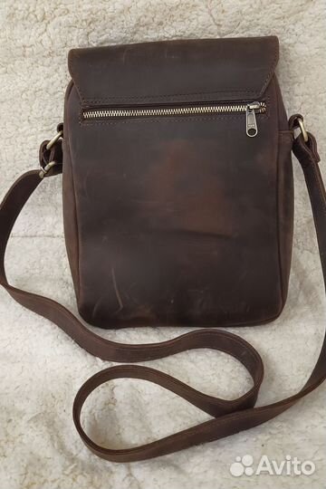 Продам кожаную мужскую сумку ручной работы