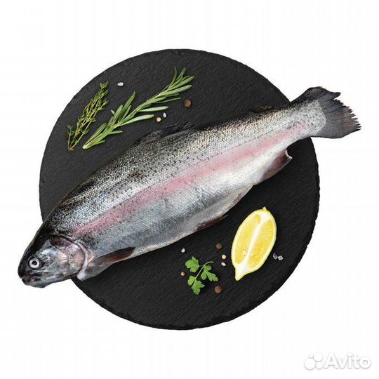 Форель с головой