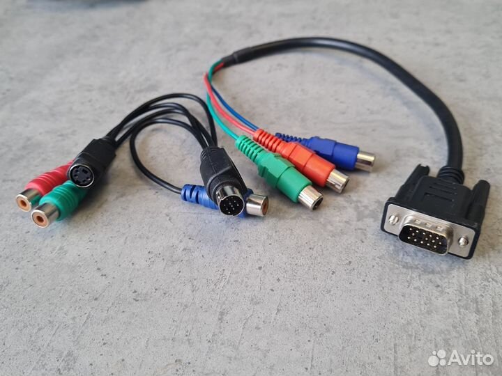 Переходники S-Video - RCA VGA RGB