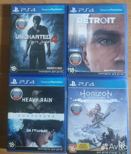 Игры для приставок ps4