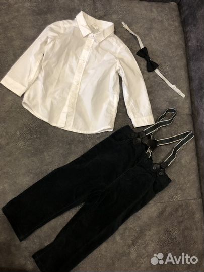 Рубашка+ брюки+бабочка H&M(Турция)