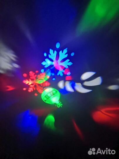 Проектор новогодний / цветомузыка