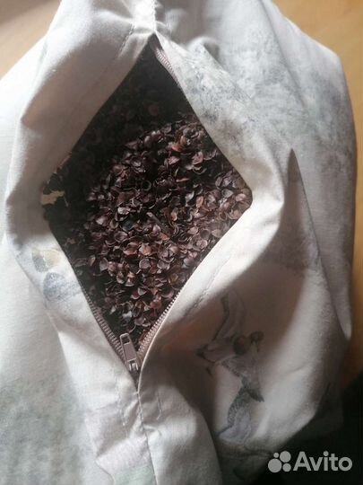 Подушки ортопедические, с гречневой лузгой и валик