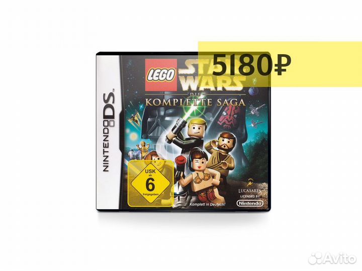Lego Star Wars The Complete Saga, б/у (DS)