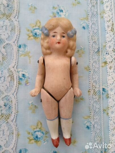 Антикварная куколка Германия + Набор в подарок