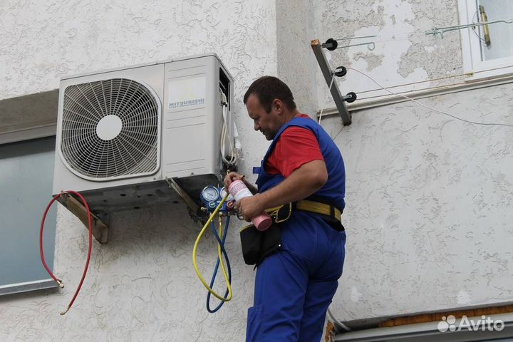 Установка кондиционеров, сплит-систем