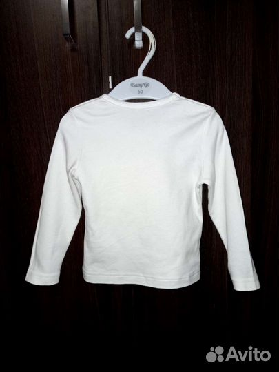 Лонгслив для девочки 86-92