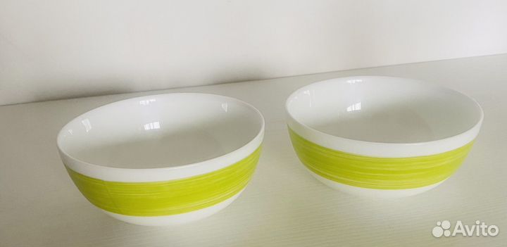 Пиалы тарелки Франция стекло