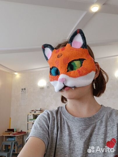 Маска для квадробики лиса