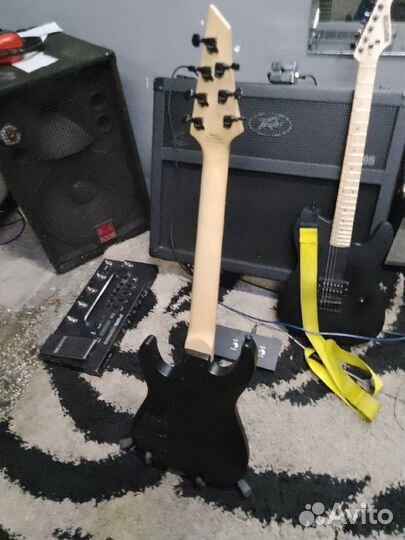 Электрогитара jackson - 7 DKA, AH FB - HT STN BLK