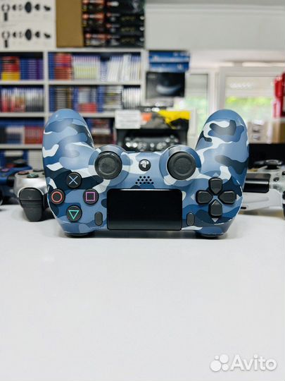 Контроллер Sony DualShock 4 Camouflage Blue