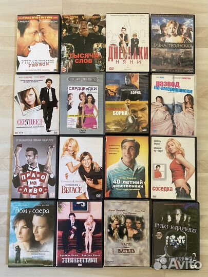 DVD -диски, мультфильмы и фильмы