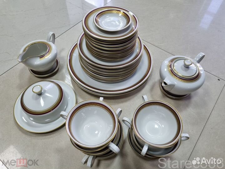 Сервиз Позолота Чехия ГДР Рига СССР