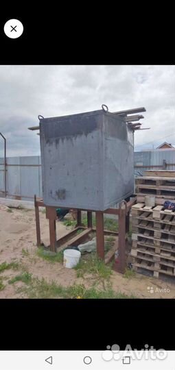 Бак для воды металлический