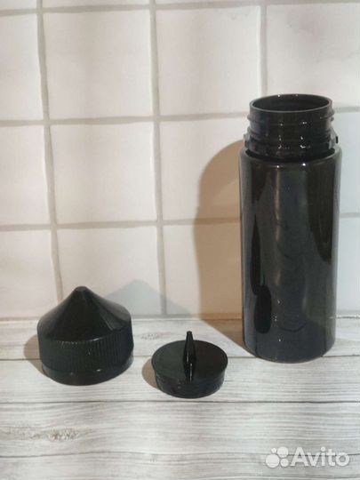 Флакон 120мл пэт EL hunter III черный