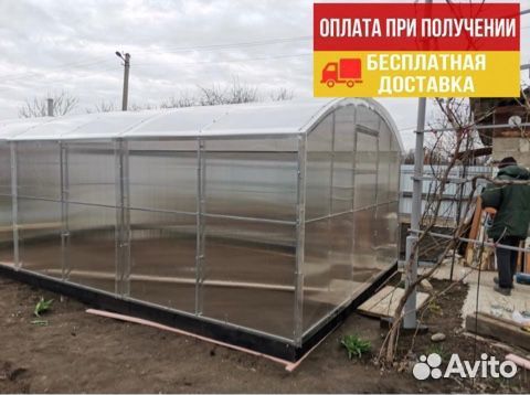 Теплица прямостенная 3*6 с поликарбонатом