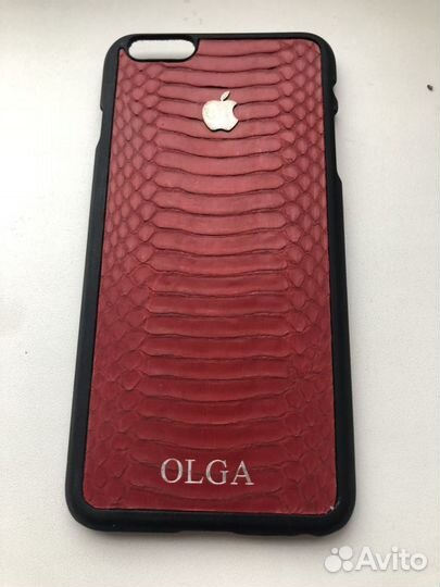 Новый чехол на iPhone 6plus из кожи питона