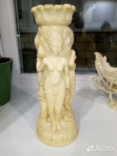 Ваза для фруктов на ножке СССР