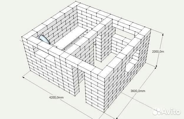 Баня из Газобетона