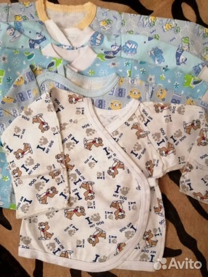 Распашонки на новорожденного