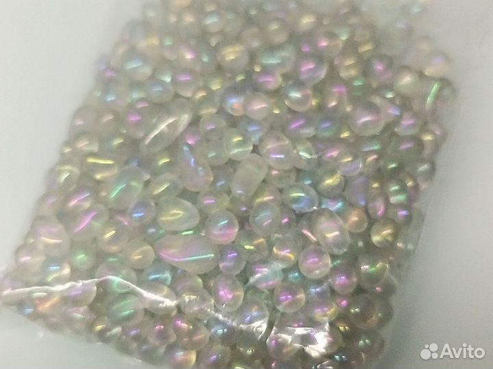 Аура кварц(гальтованая крошка)