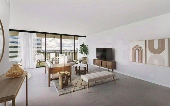 1-к. апартаменты, 66,7 м², 12/14 эт.