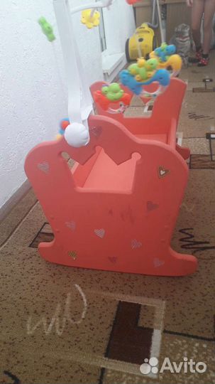 Кроватка для кукол 60 см