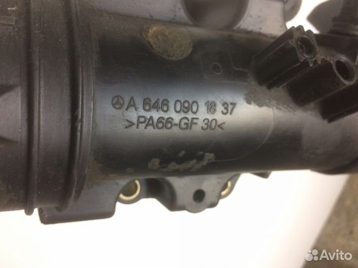 Патрубок Мерседес вито 639 охлаждения турбины