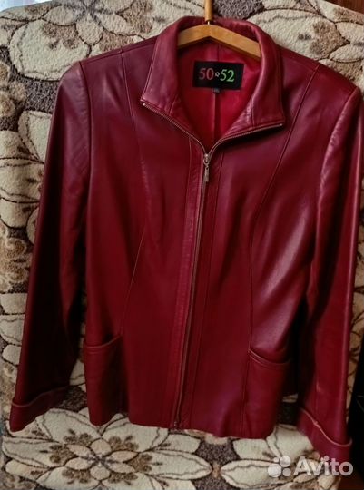 Куртка кожаная женская