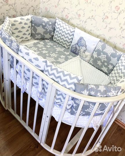 Бортики в кроватку