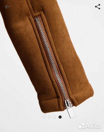 Куртка косуха из иск. замши на межсезонье новая