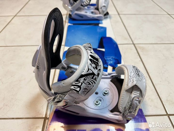 Сноуборд комплект Step Сhild -149+Black Fire-S/M