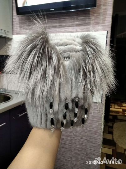 Шапка норковая женская