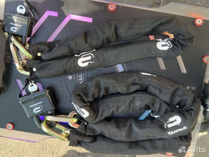 Противоугонная цепь с замком standers