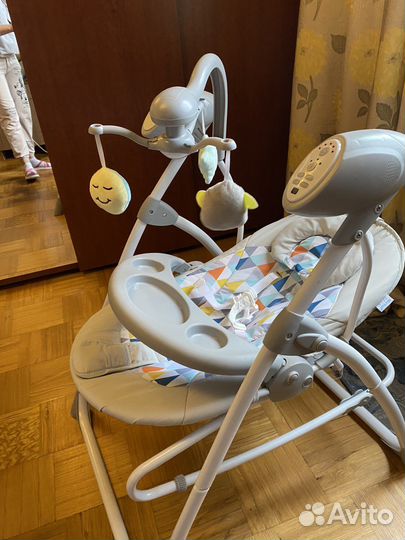 Детские электронные качели для новорожденных