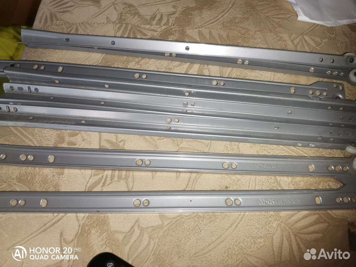 Мебельные направляющие для ящиков 45 см