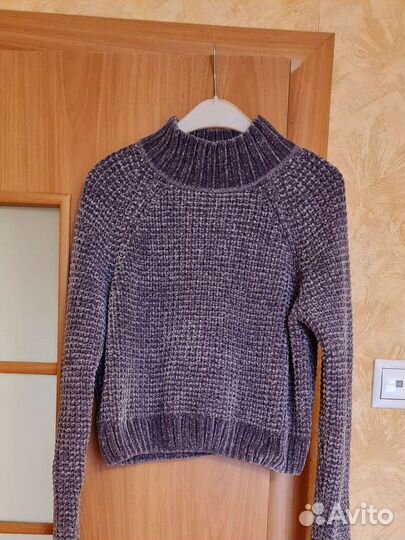 Свитер h&m размер s 42- 44 серый