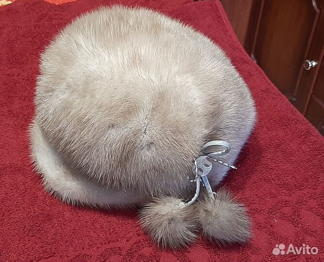 Шапка норковая женская