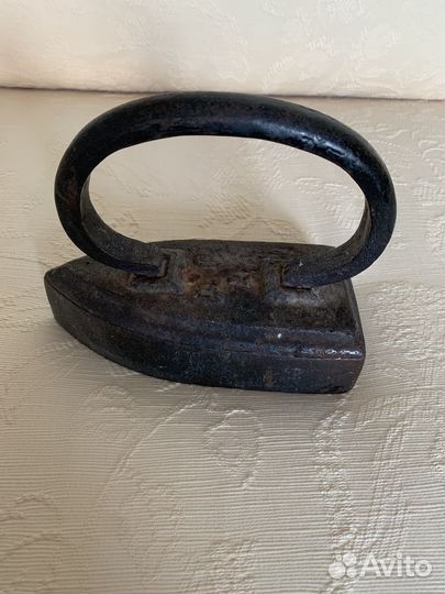 Утюг чугунный старинный 19 век
