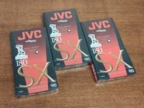 Видеокассеты JVC E-180 SX новые запечатки